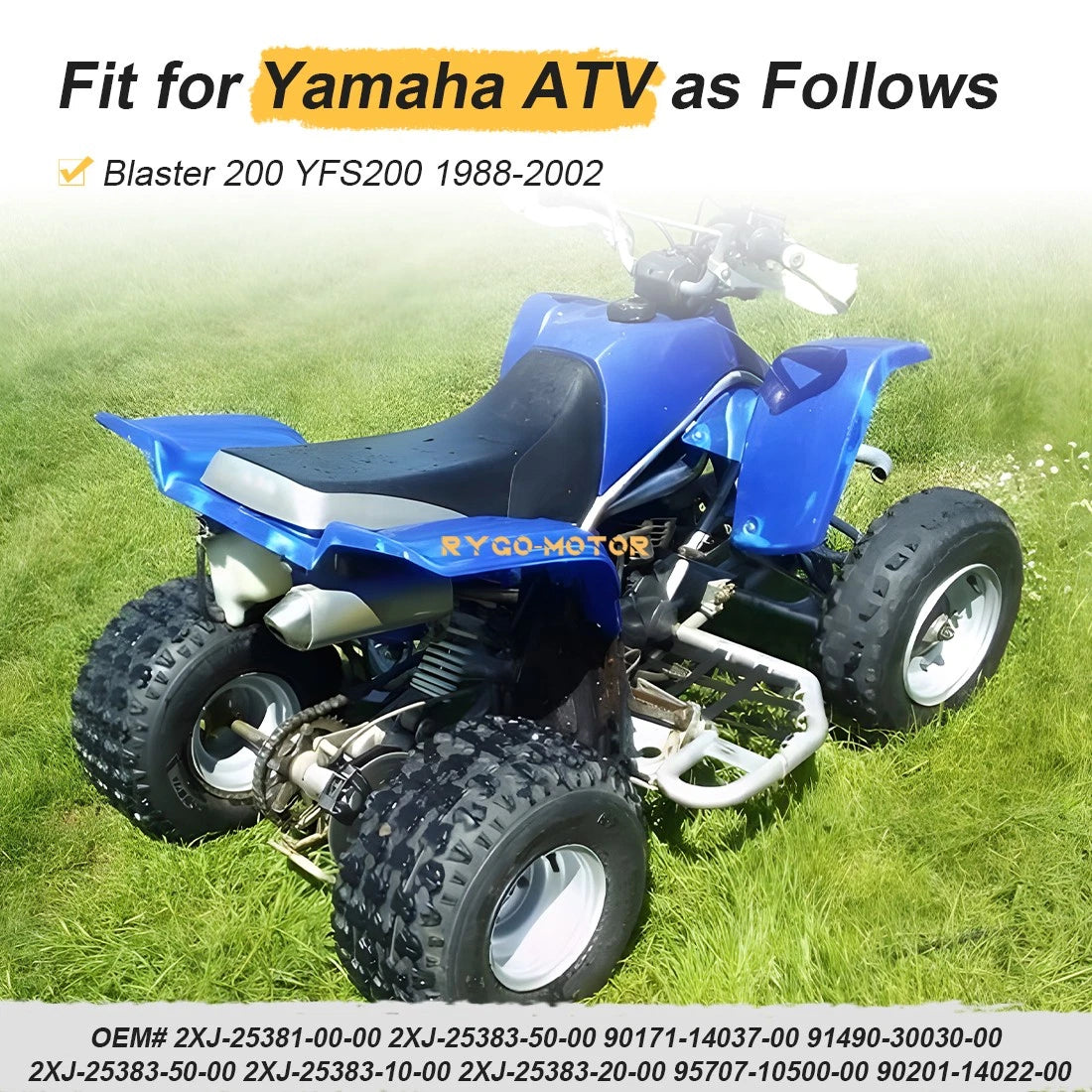 Rear Axle Shaft with Hubs for Yamaha (2XJ-25381-00-00, 90171-14037-00)