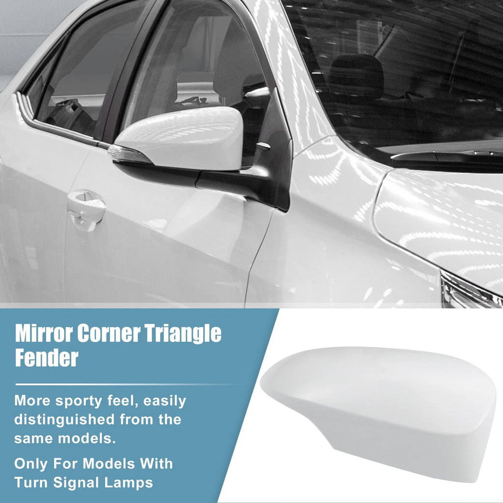 Unpainted Mirror Corner Triangle Cover Right Side for Toyota Corolla (2014–2017)
