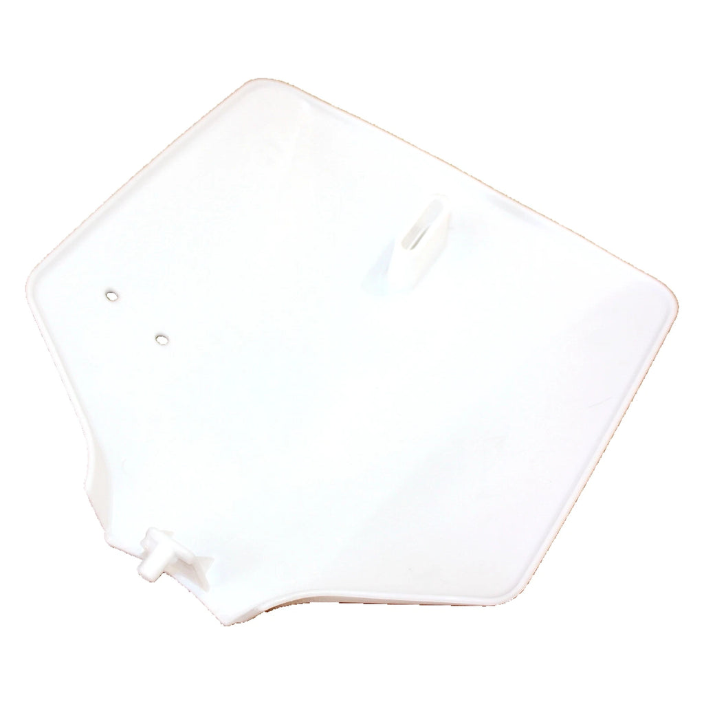 White Front Plastic Number Plate for KLX110 (2002–2023)