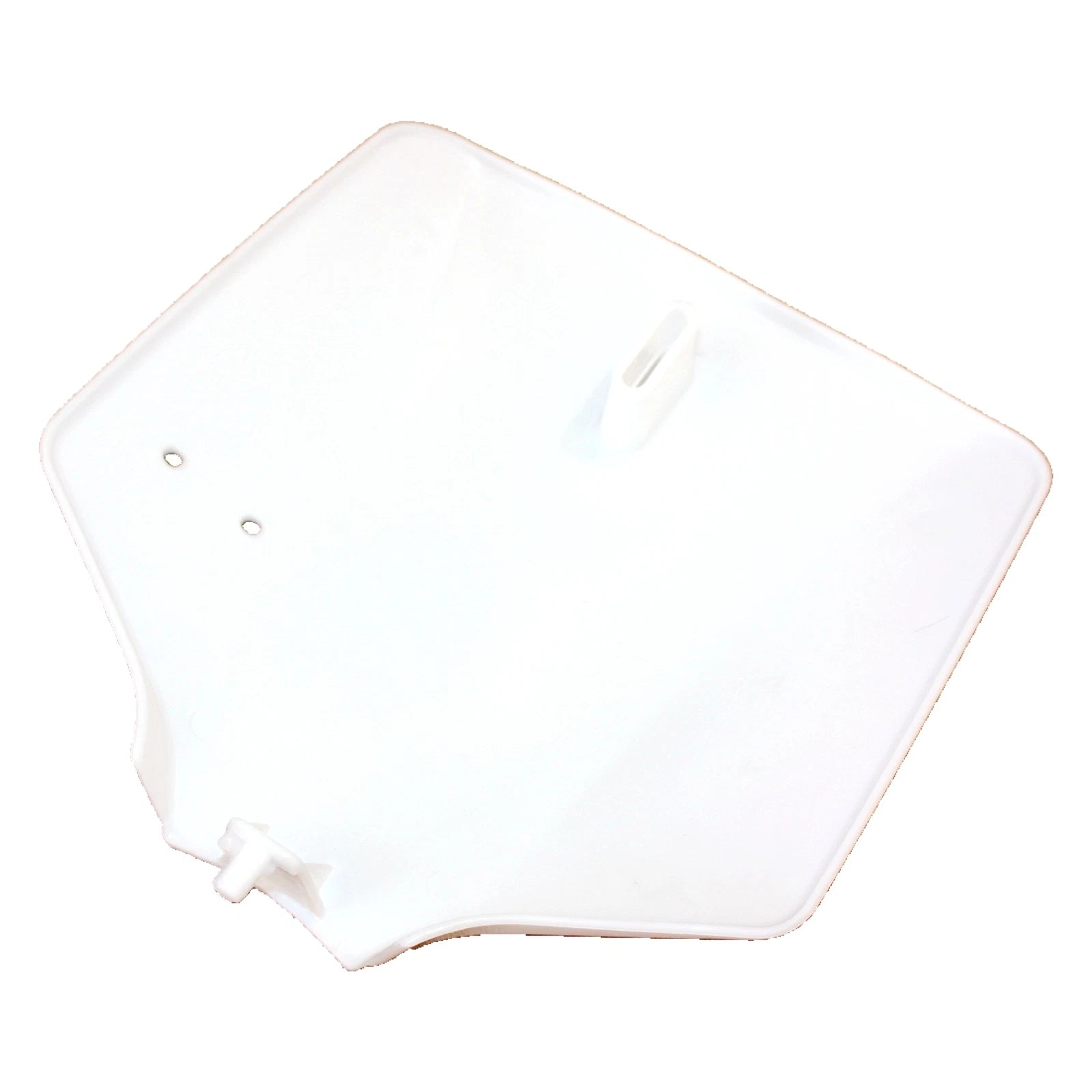 White Front Plastic Number Plate for KLX110 (2002–2023)