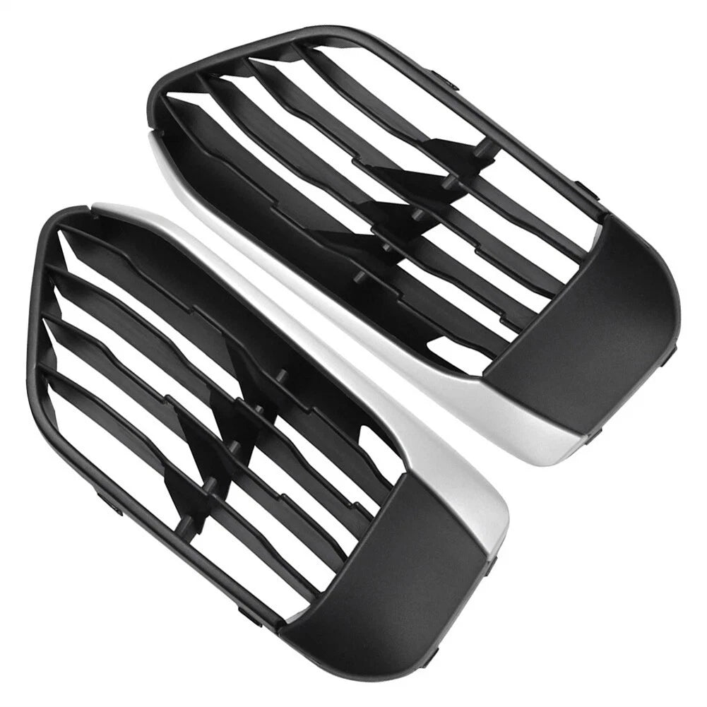 2Pcs Front Lower Bumper Grille for BMW X1 (2016–2019)