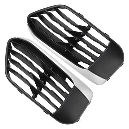 2Pcs Front Lower Bumper Grille for BMW X1 (2016–2019)