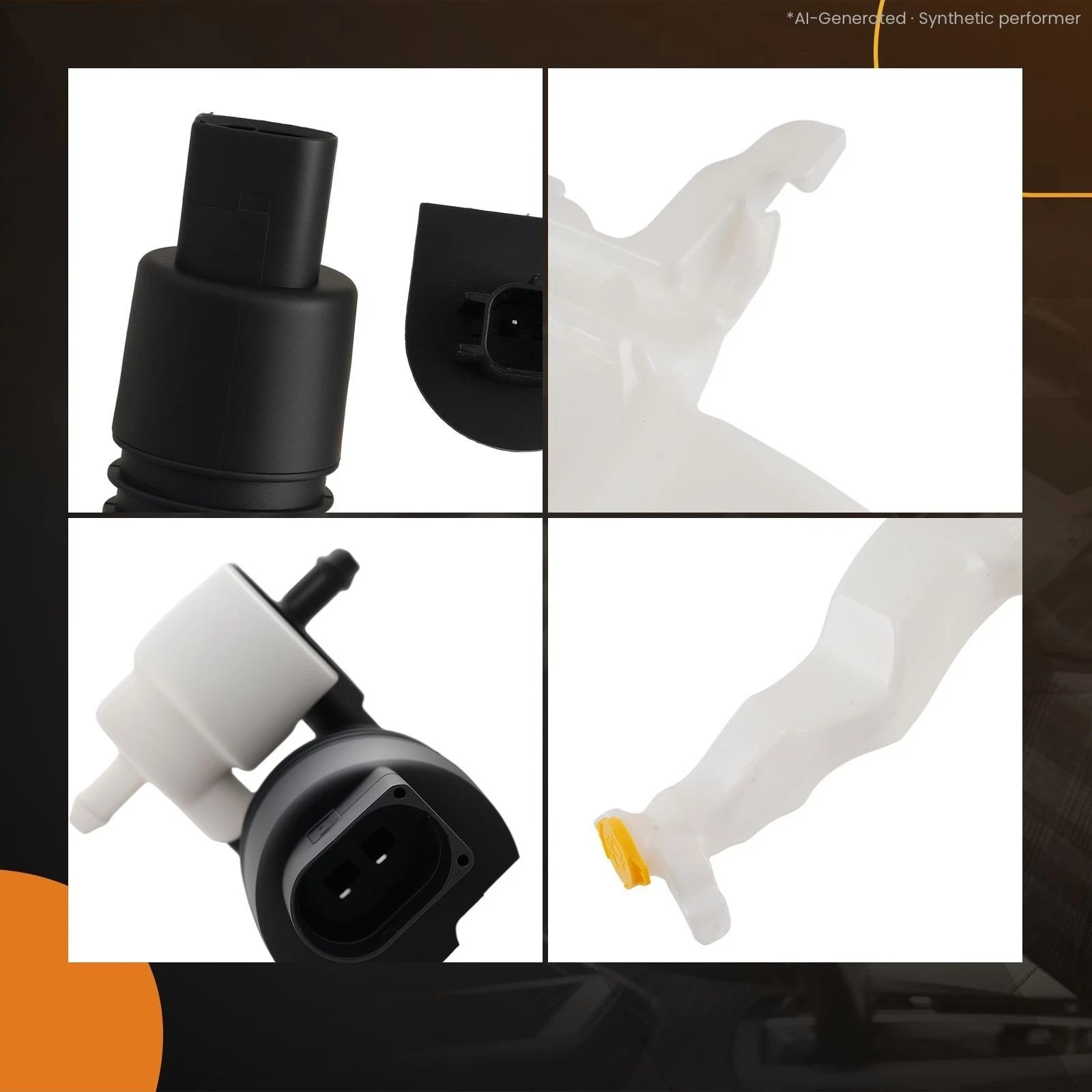 Front Washer Bottle Tank for Ford E-350 E-450 E-550 (2000–2003) 57010719AF