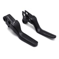 Shorty Wide Brake Levers for Harley XL/Dyna/Softail (1996–2014)