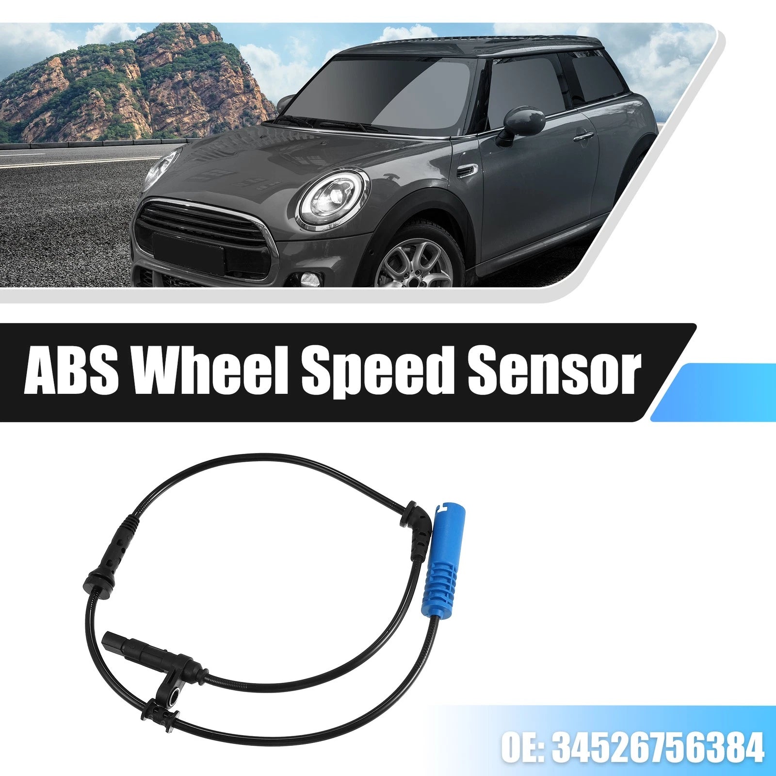 ABS Wheel Speed Sensor 34526756384 for Mini Cooper (2002–2008)