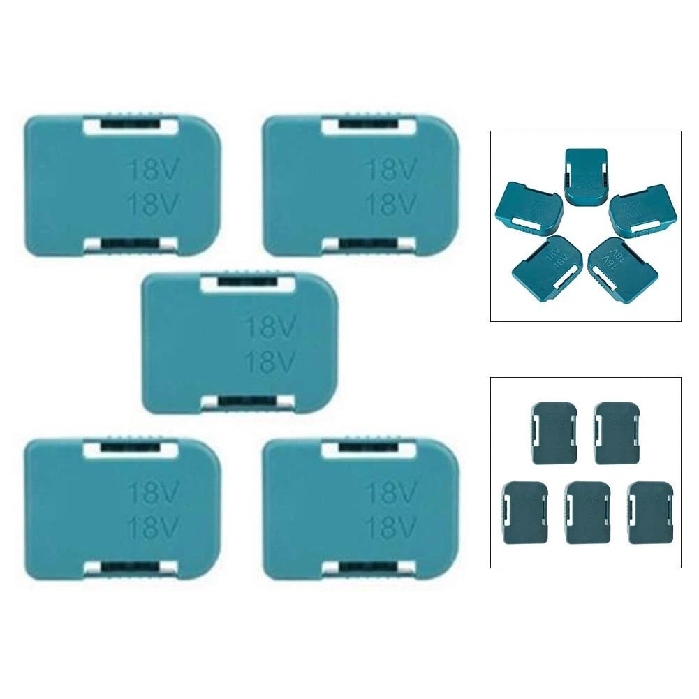 5pcs Wall Mounted Tool Holders for Batteries