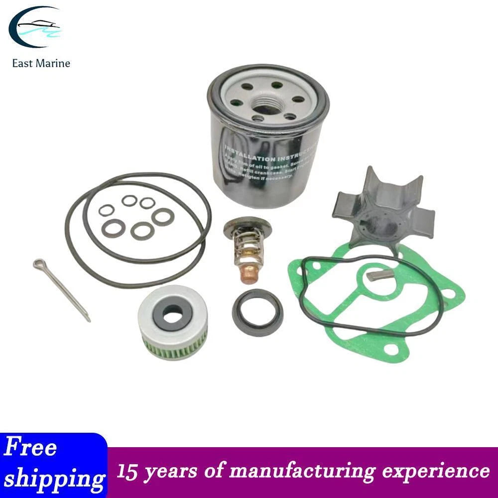 For Honda Outboard Service Kit with impeller kit Filter Thermostat BF60A 60HP