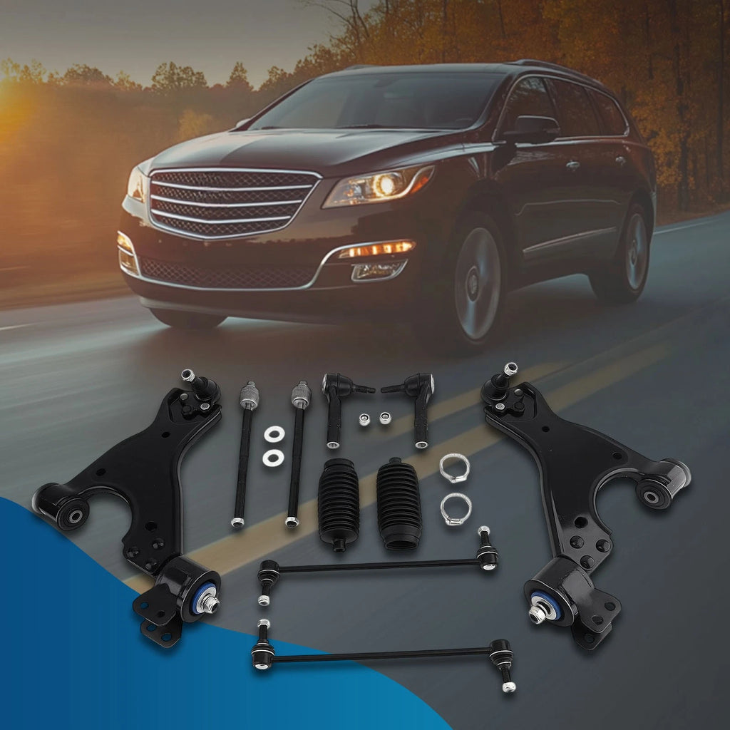 12x Front Lower Control Arms Ball Joint for GMC Acadia 2007–2017