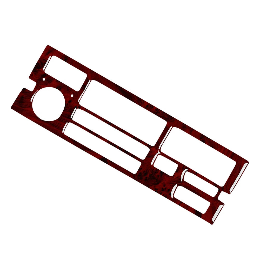 1pc Red Wood Grain Radio CD Panel Trim for BMW 3 Series E36 (1994–1996)