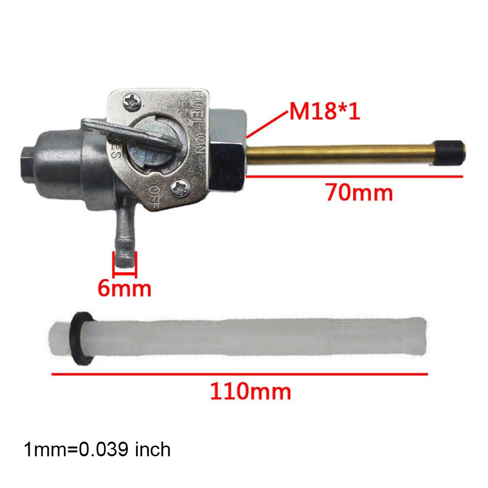 2X Fuel Tank Petcock Valve Switch for Honda Big Red ATC250ES/ATC250SX (1985–1987)