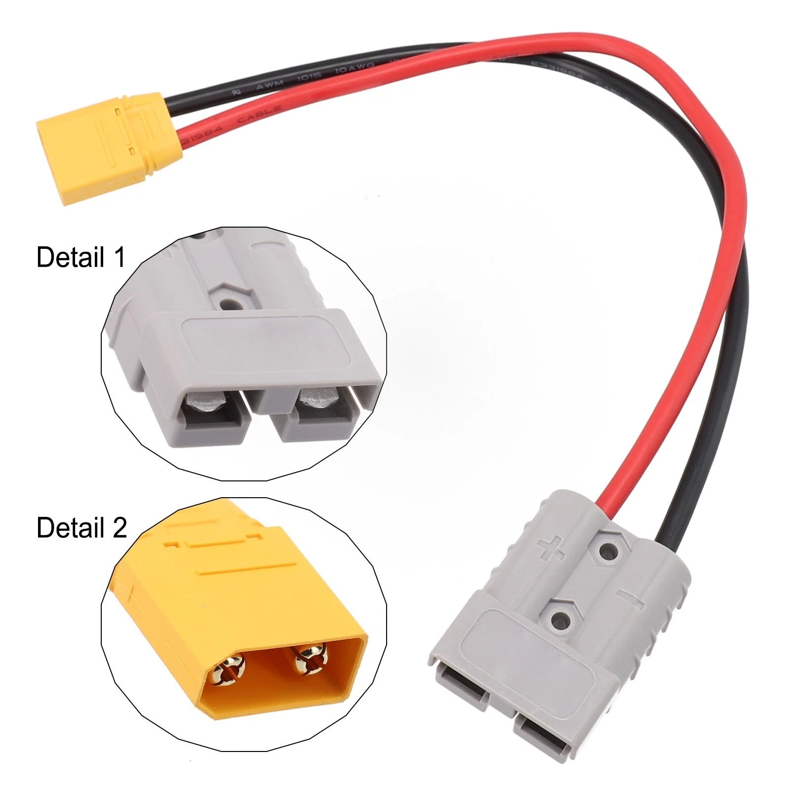 XT90 Power Transmission Adapter Cable (50Amp 600V)