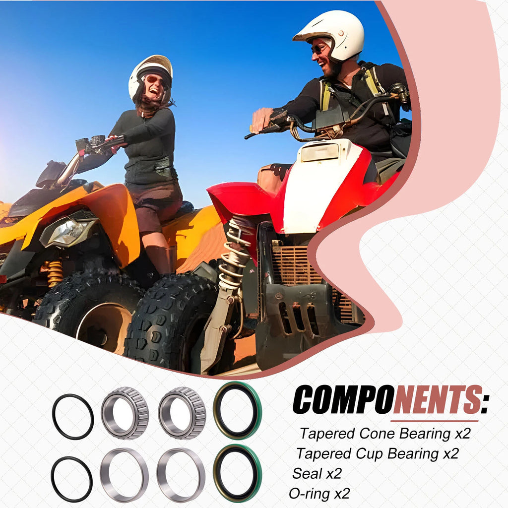 Rear Hub Bearing Seal Repair Kit for Polaris Trail Blazer 250 330 400 (1999–2009)