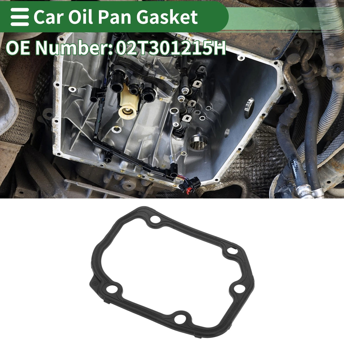 Oil Pan Gasket Replacement for Audi A1 (2010–2015) Audi A2 (2000–2005)