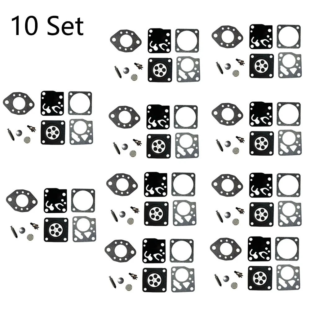 Set of 10 Carburetor Repair Rebuild Kits for Tillotson RK-13HU RK-14HU