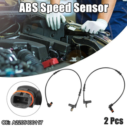 2Pcs ABS Wheel Speed Sensor for Mercedes-Benz CL500 CL600 S500 (2003–2006) No.A2205400117