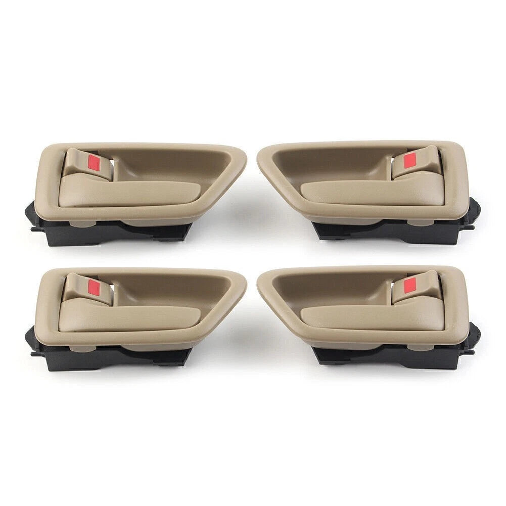 4X Interior Door Handle Beige for Toyota Camry (1997–2001)