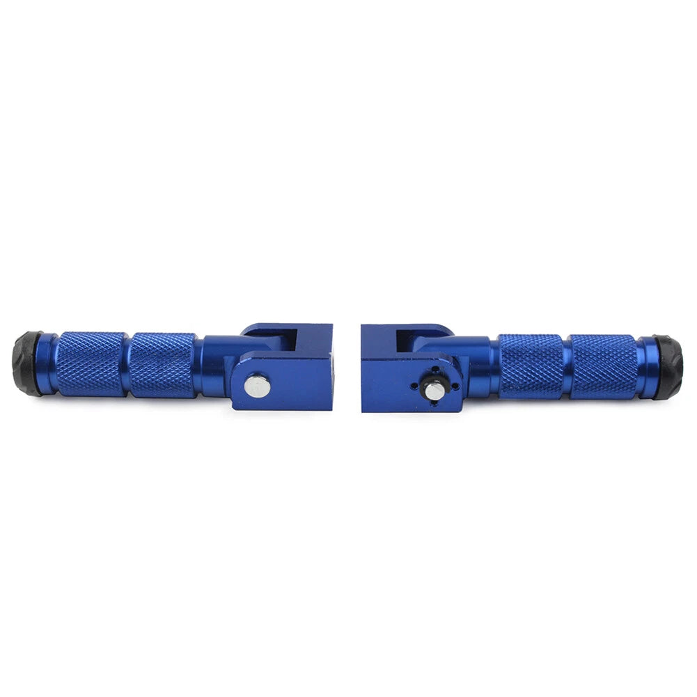 2X 8mm Folding Footpegs for Motorcycle Universal