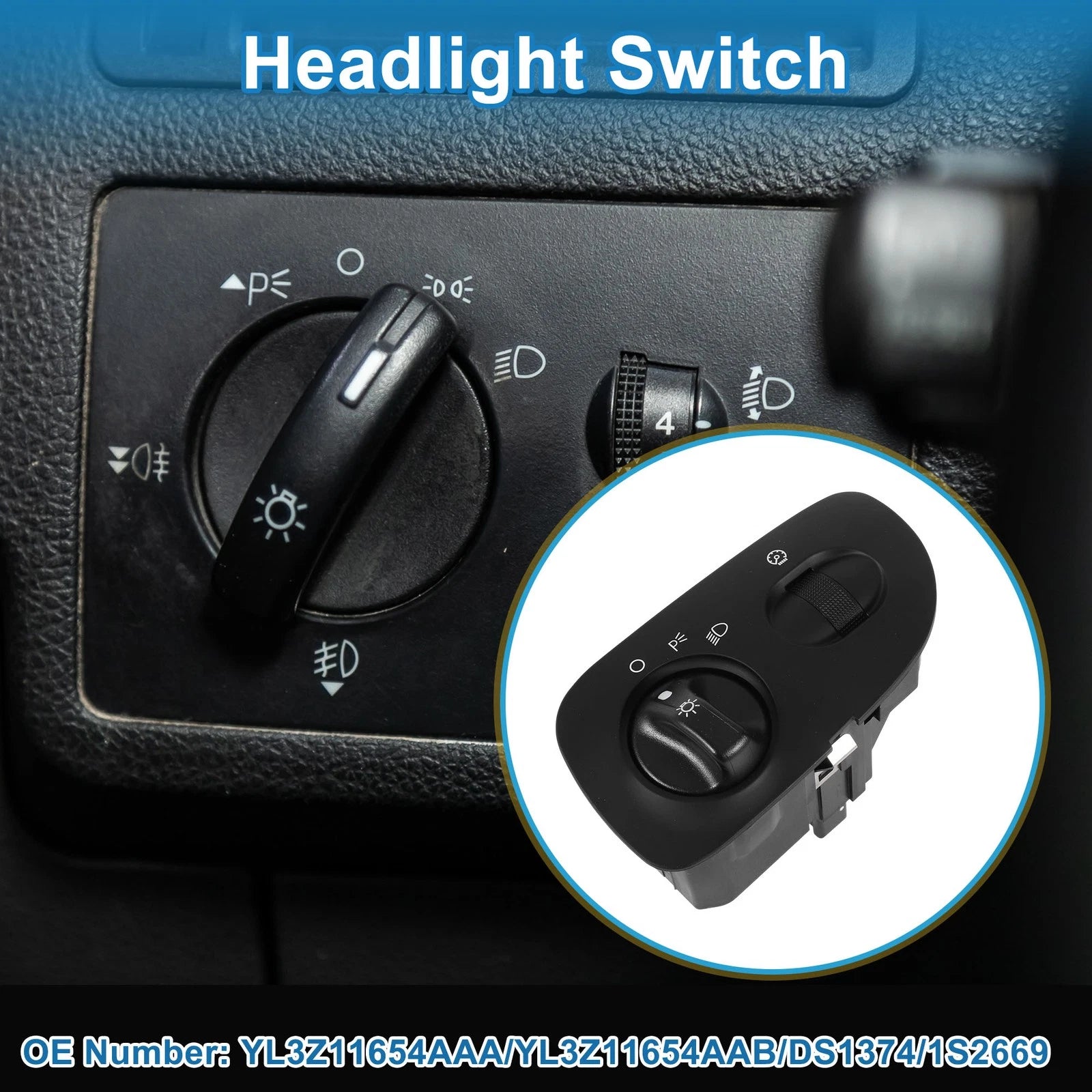 Headlight Switch OEM Replacement for Ford F-150 (2000–2003)