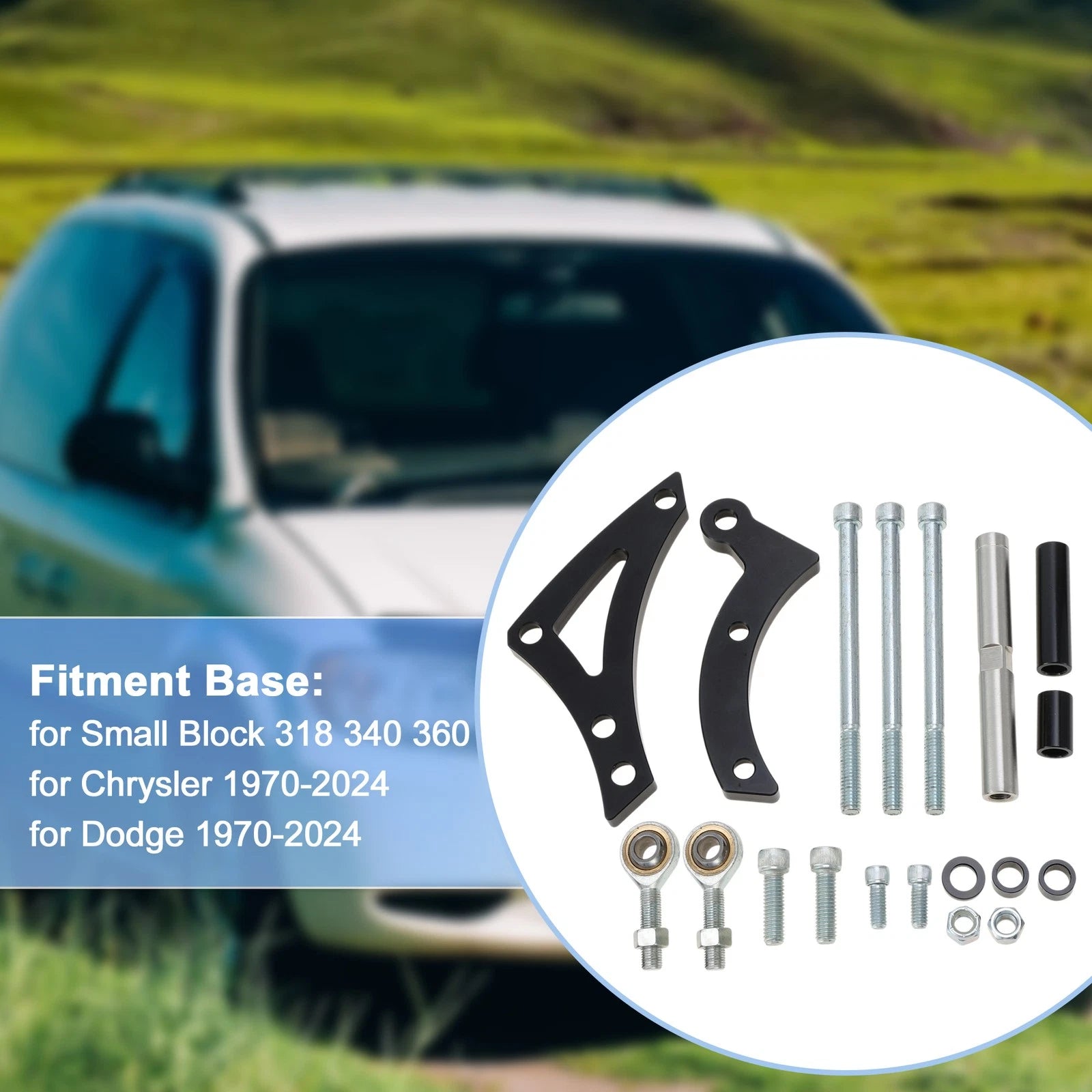 Alternator Bracket Kit for Small Block 318 340 360 for Chrysler Dodge (1957–1974)