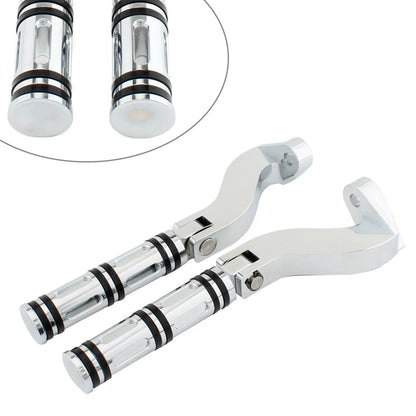 Rear Passenger Foot Peg Footrest Mount Bracket for Harley Touring (1993–2023) Chrome