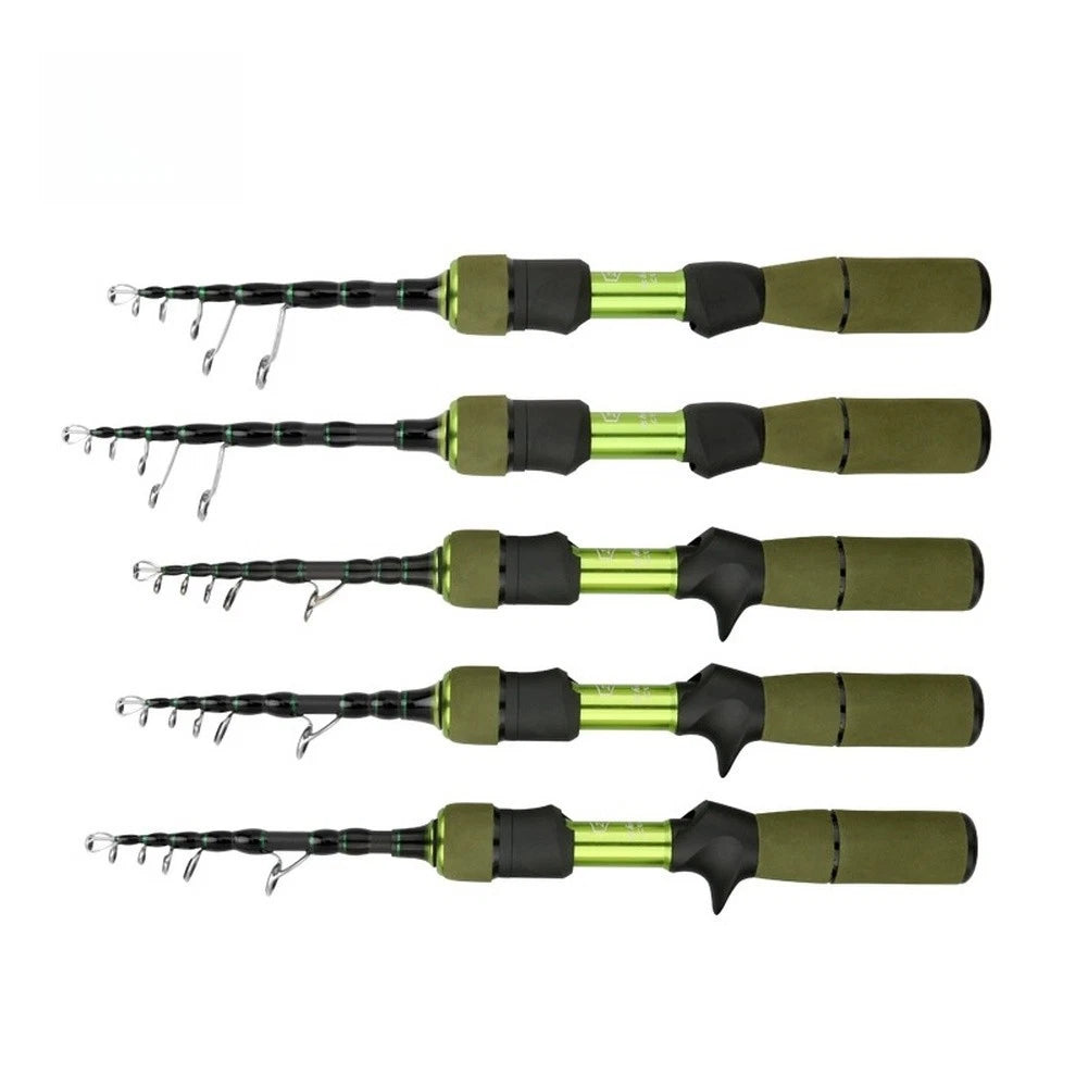 Telescopic Fishing Rod for Adjustable Design with Comfortable Grip Handle