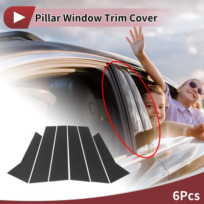 Set of 4 Door Pillar Window Trim for Porsche Macan (2014–2022)