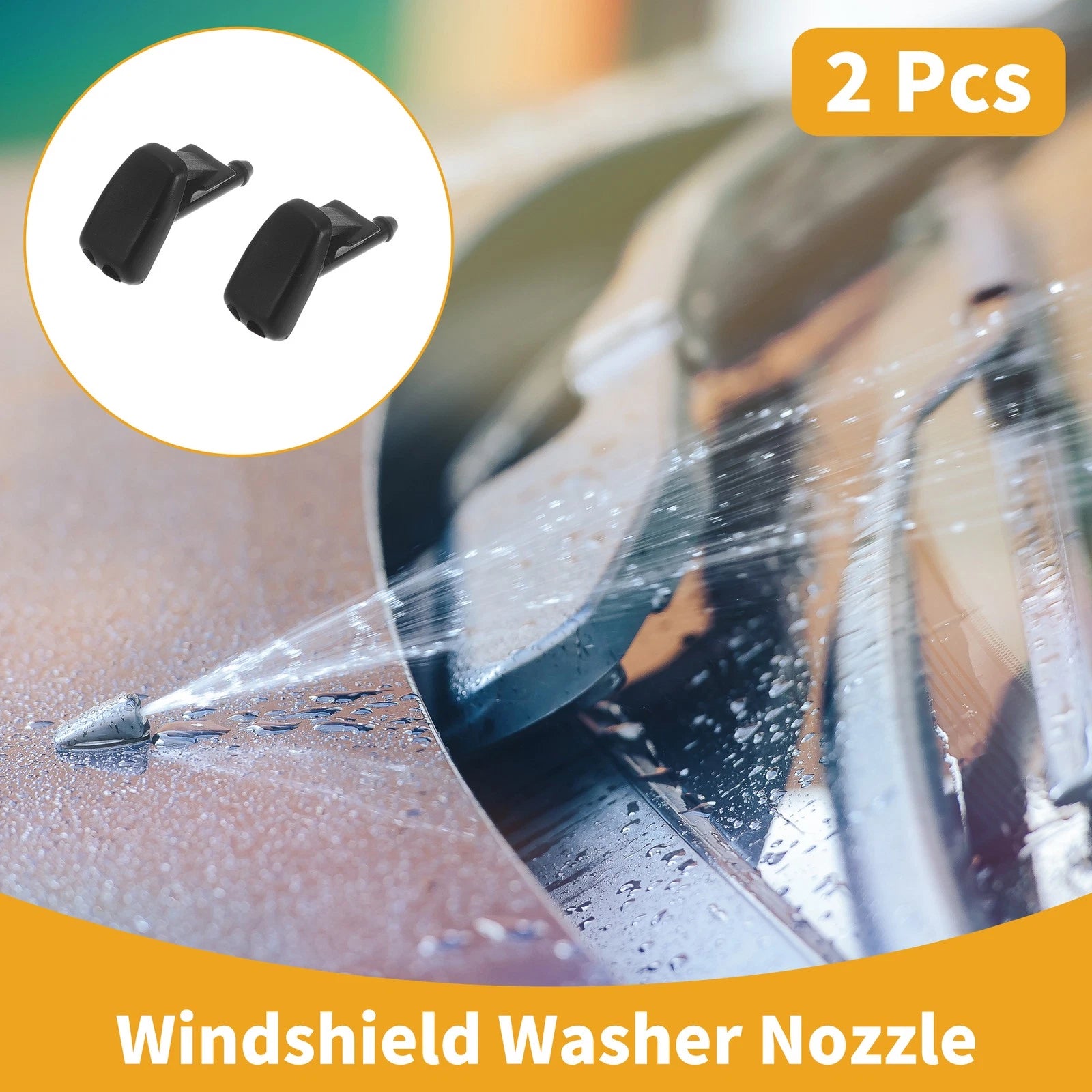 2 Pcs Front Windshield Washer Nozzle Replacement for BMW 3 Series (E36) (1990–2000)