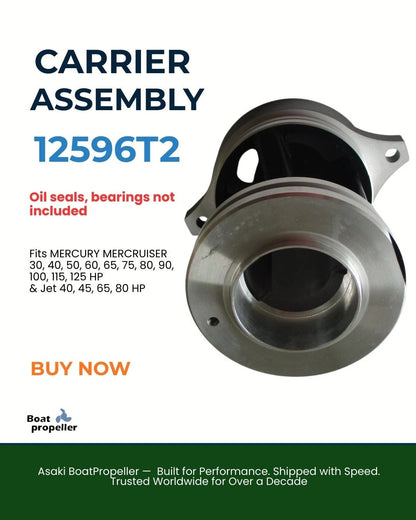 Bearing Carrier for Mercury, Force, Mariner 12596T2 (Without Oil Seal)