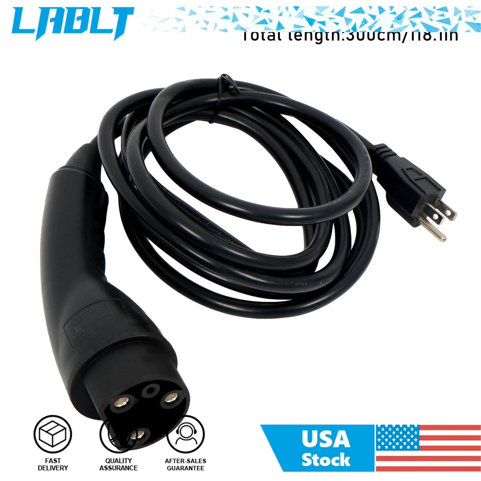 Power Cord Assembly for Evolution ICON Golf Cart (120V)