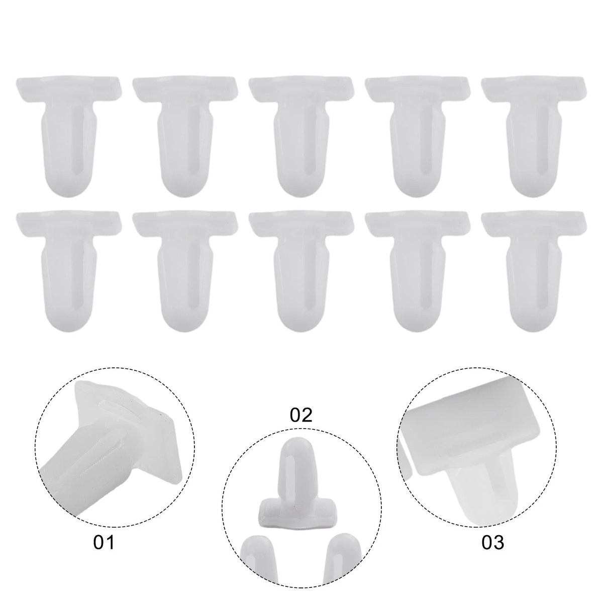 10x Door Sill Cover Clips for BMW E30 E39 E46 Z3 M3 M5 (1990–2006)