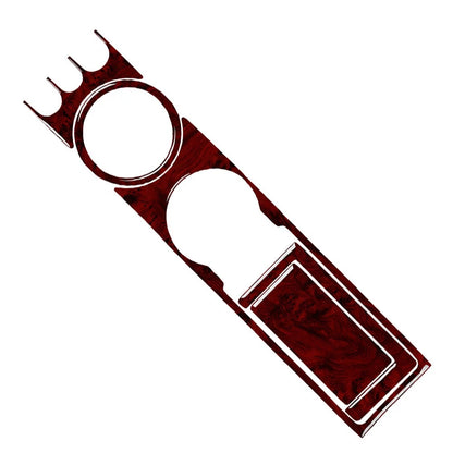 Red Wood Grain Water Cup Holder Panel Cover Trim for BMW 3 Series E36 (1994–1996)