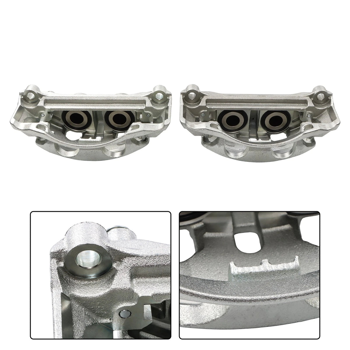 Set of 2 Rear Left & Right Brake Calipers for Chevrolet Express 3500 (2010–2020)