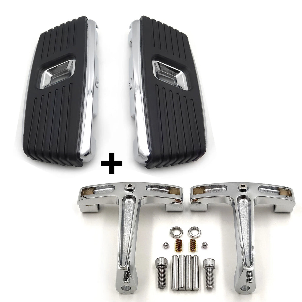 Chrome Passenger Floorboard for Harley Touring (1993–2009) FLHR