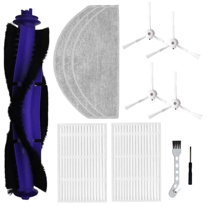 Set of 4 Brushes and Mop Cloths for Narwal Freo S Robot Vacuum Cleaner
