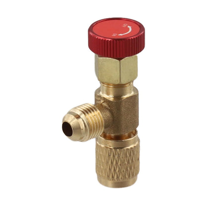 Brass Safety Valve for Air Conditioning Systems (R22, R410, R32)