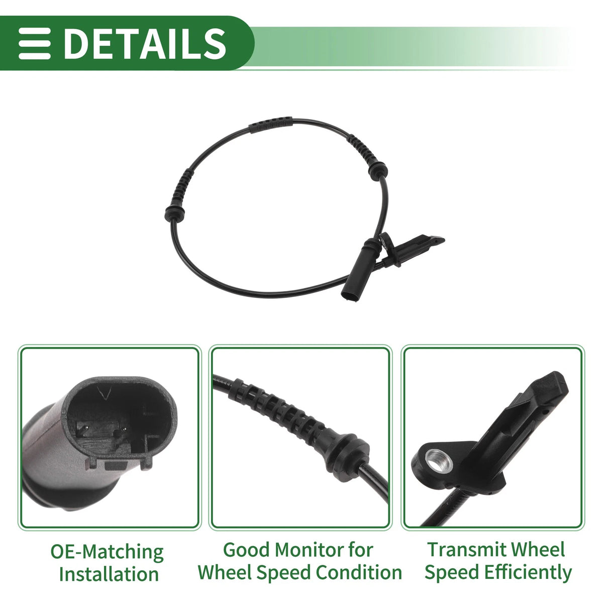 ABS Wheel Speed Sensor No. 34526858467 for BMW X2 F39 (2013–2021)
