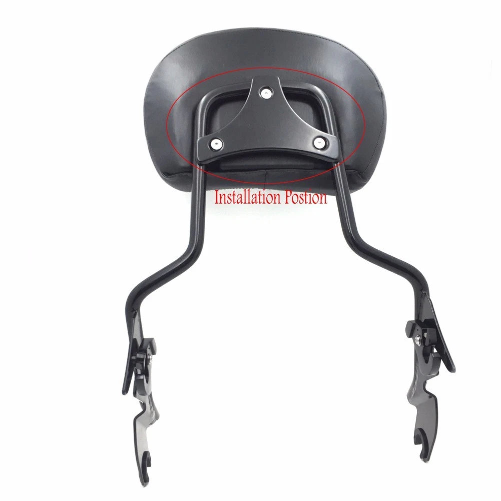 Sissy Bar Backrest Pad Mount Kit for Harley Touring (2009–2017)