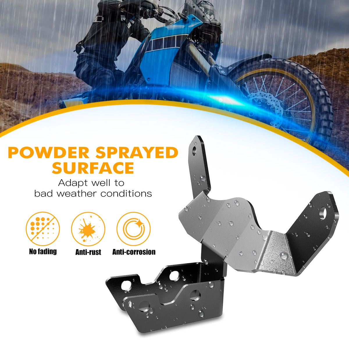 Auxiliary Light Mounting Bracket for Yamaha Tenere 700 (2019–2023)