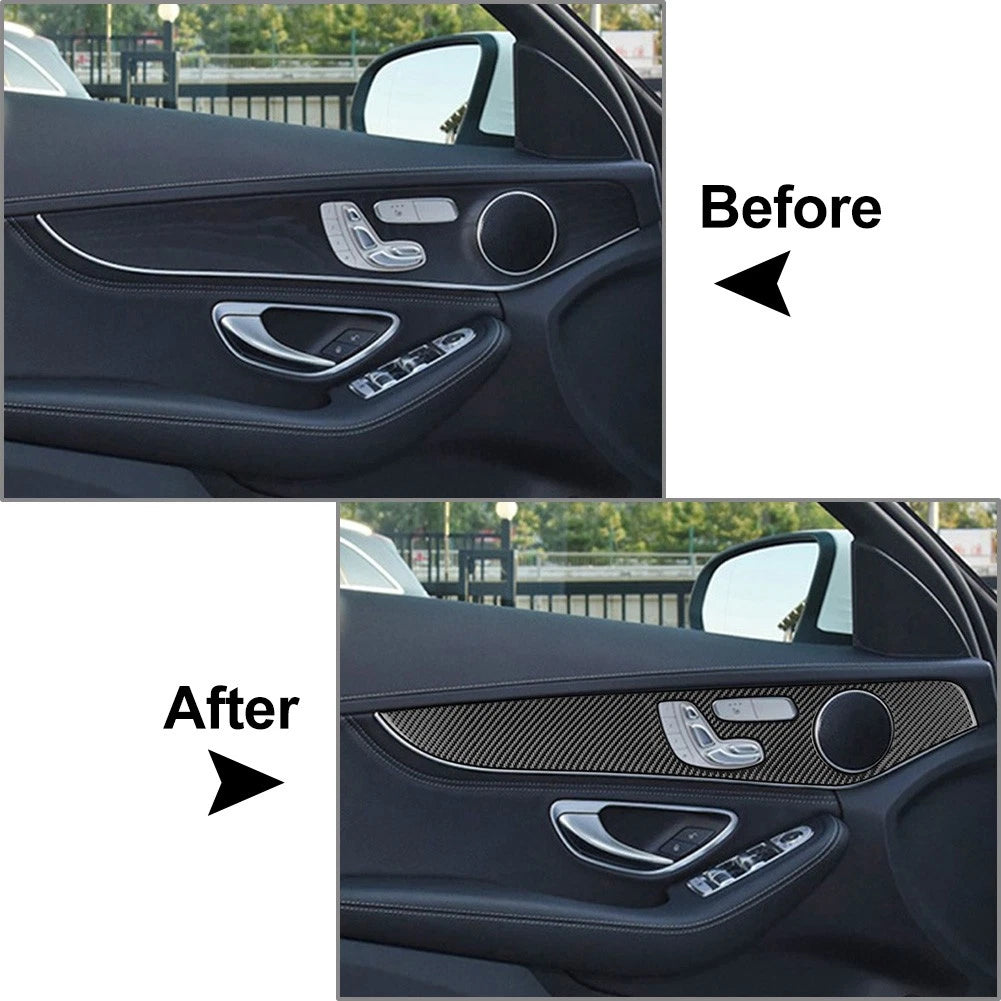 Interior Door Panel Cover for Benz C Class W205 (2014–2021) & GLC X253 (2016–2021)
