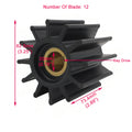 Water Pump Impeller Kit for Jabsco Johnson Sherwood (18958-0001, 17000K)