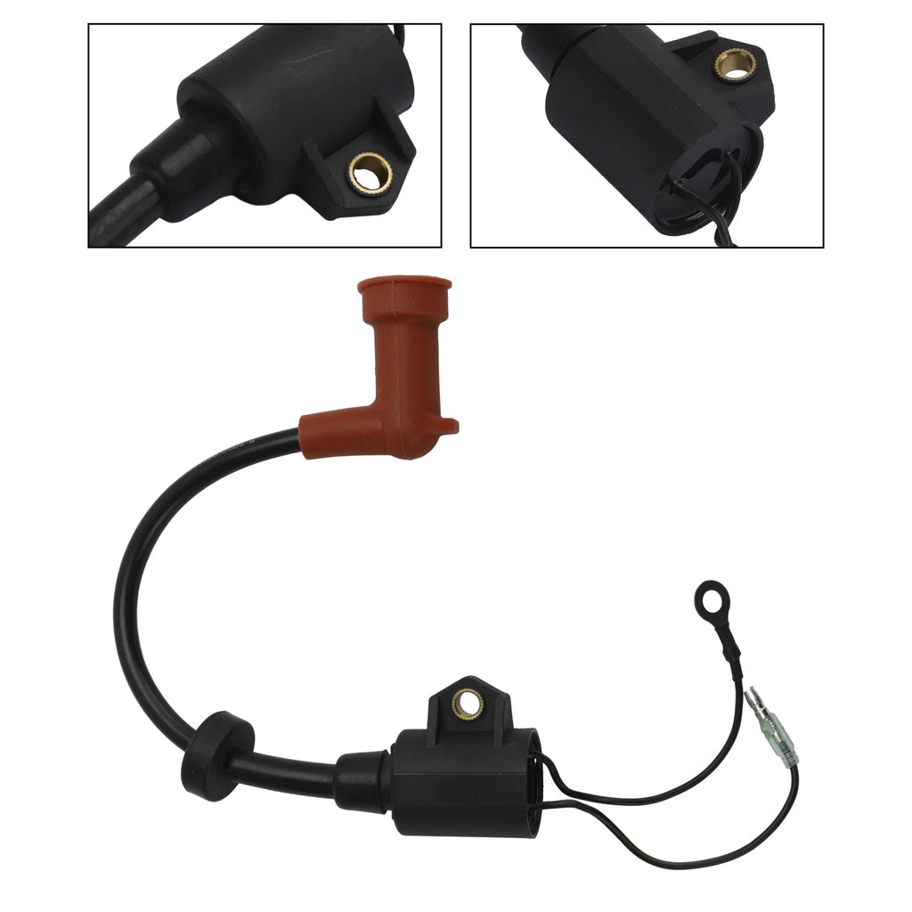 Ignition Coil for Yamaha 9.9hp 13.5hp 15hp (1990–2023) 65E-85570 63V-85570