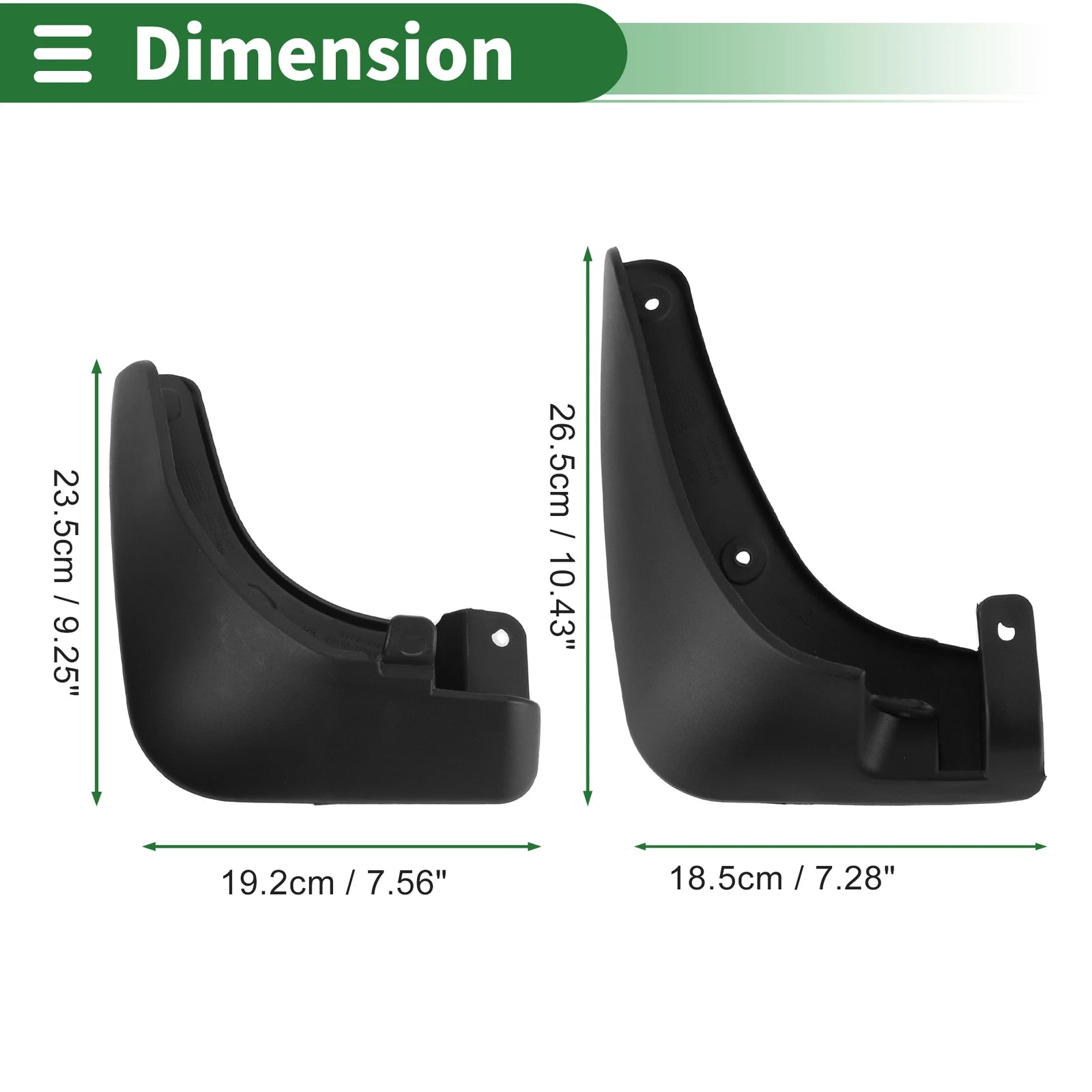 Mud Flaps Splash Guards for Kia Carens (2007–2015) W/ Mount Accessories
