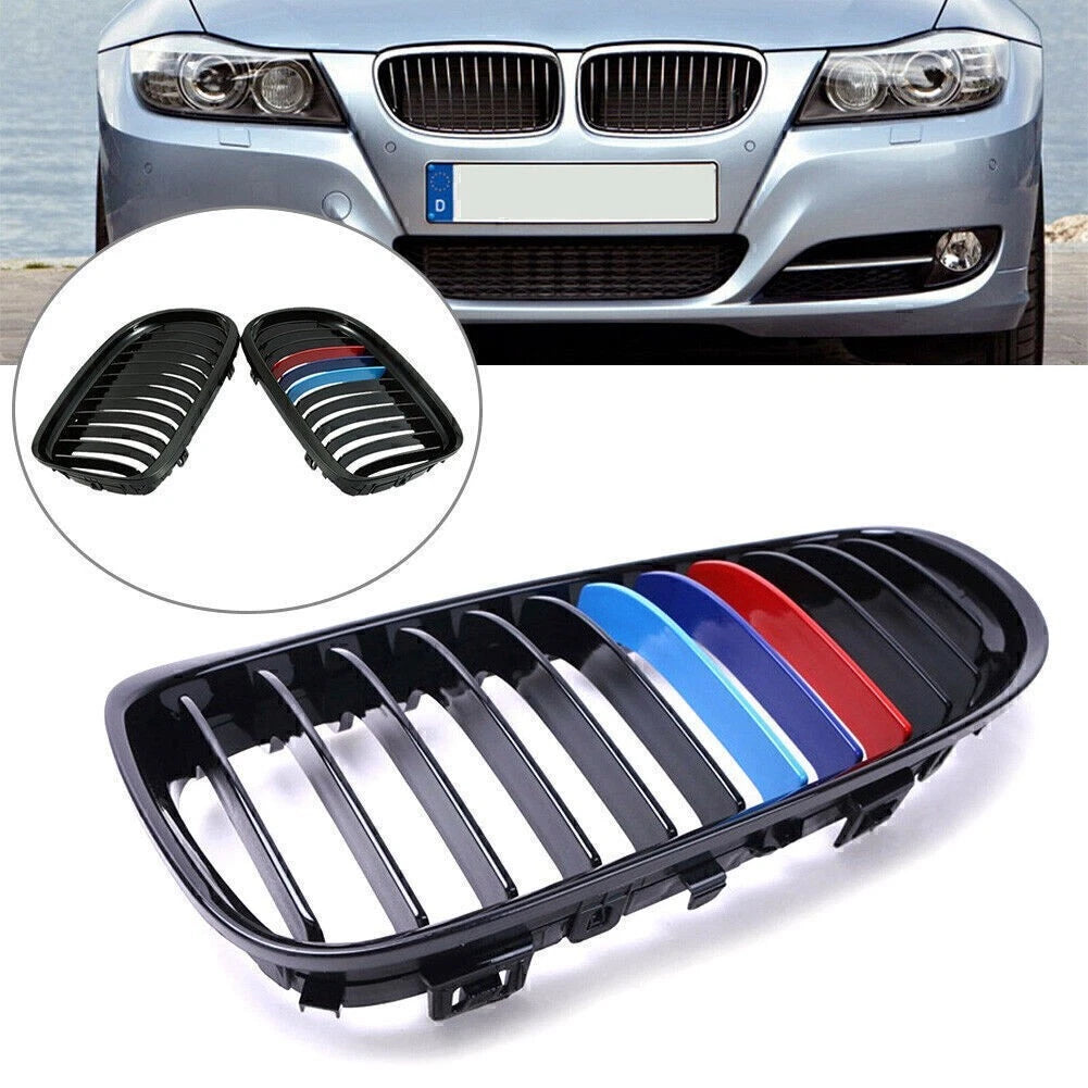 Front Upper Bumper Grille Mesh for BMW E90 E91 328i 335i (2009–2011)