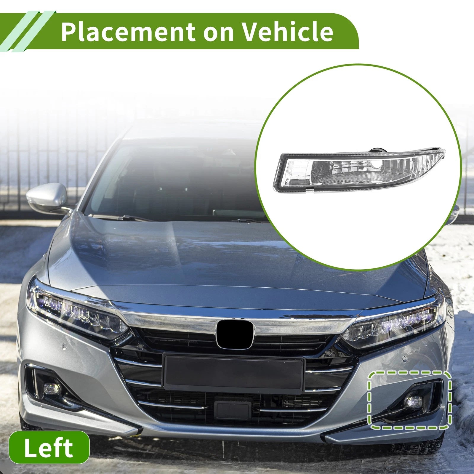 Left Fog Light Grill Replacement for Toyota Corolla (2001–2004)