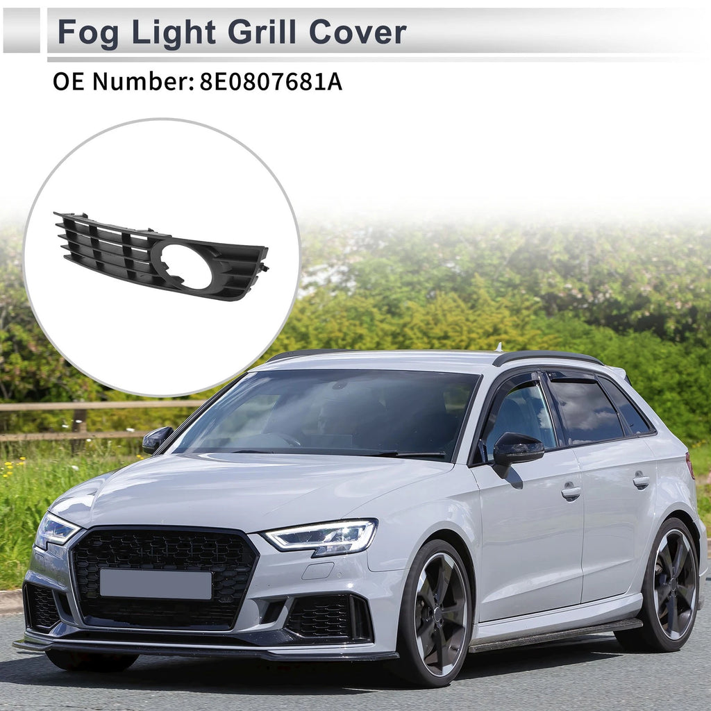 Front Left Fog Light Grill Replacement for Audi A4 Quattro (2002–2005)