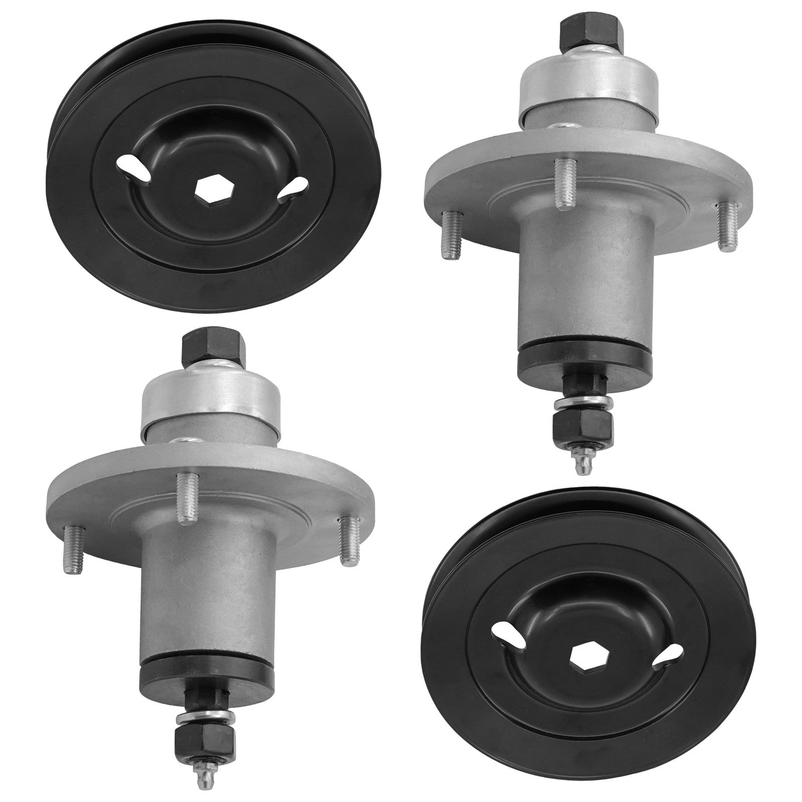 Deck Spindle and Pulley Replacement for John Deere X300 X304 X310 (2001–2014)