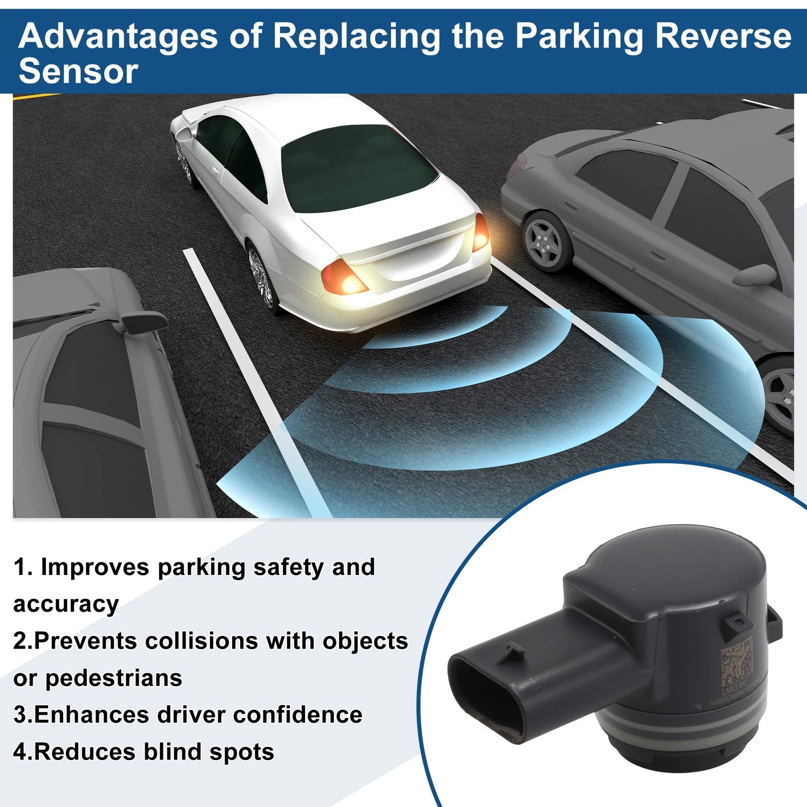 66209283750 Reverse Backup Parking Sensor for BMW 2 Active Tourer (2013–2021)