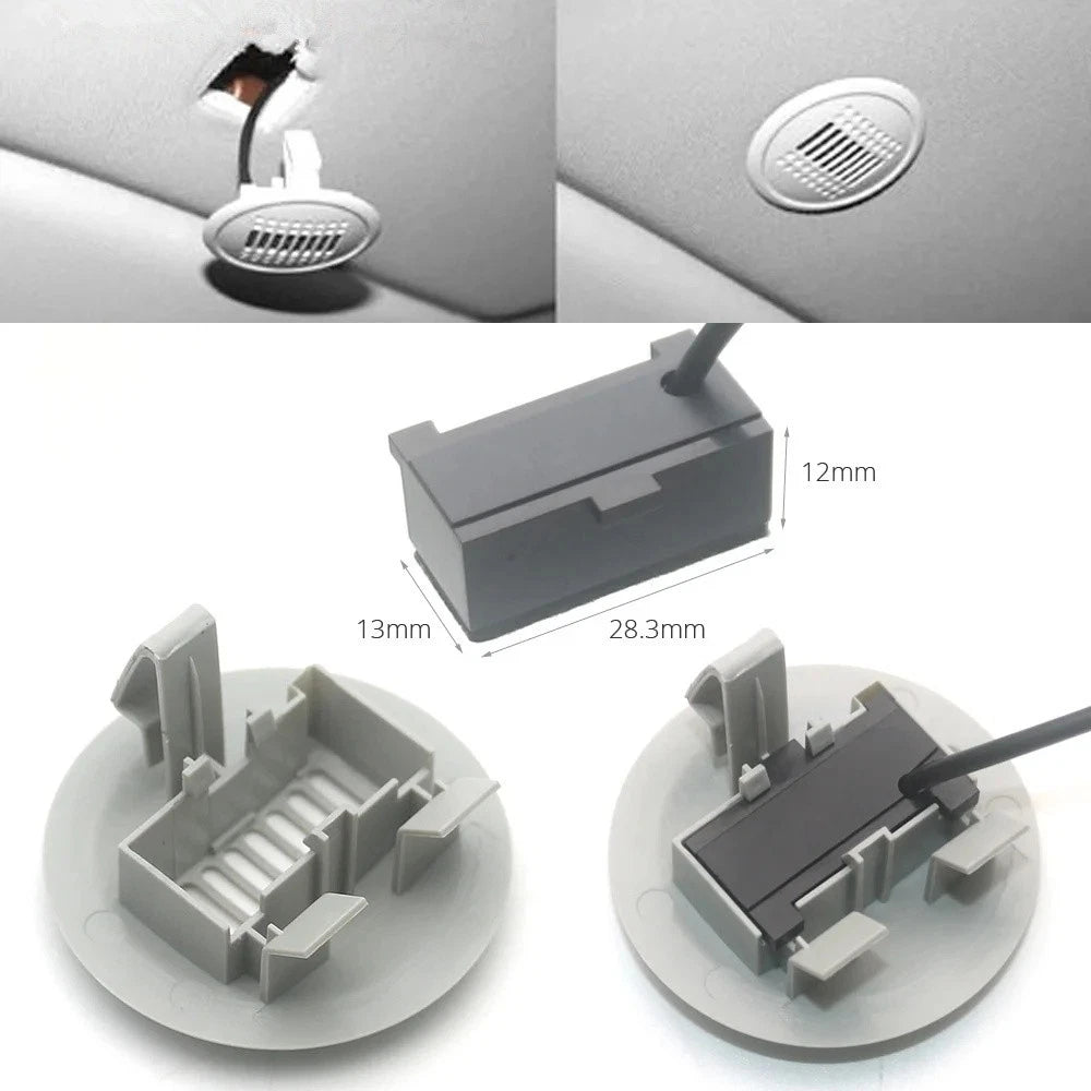 Universal Car Roof Dome Microphone for (3.5mm Jack)