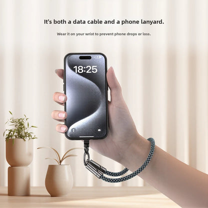 USB-C Fast Charging Wrist Lanyard for Phone (Data Transfer Function)