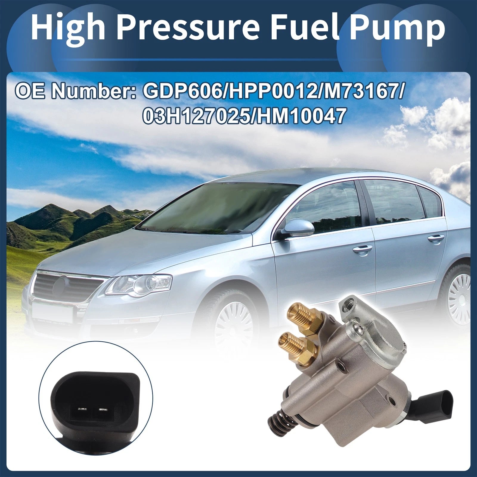 High Pressure Fuel Pump Replacement for Volkswagen Passat for Audi Q7 (2007–2010)